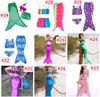 Ragazze Mermaid Tail Bikini Suit Bambini Ins Pinze da bagno Costume da bagno Costume da bagno Costume da bagno Costume da bagno Costume da bagno 30Designs Scegli Free FedEx Ups Ship