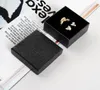 Simples Seven 6 36 32 3cm Classic Black Jewelry Ring Box Specialty Paper Bracelets Transporting Box Festival Pingnder Display com Sponge307E