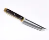 Japan katana Straight knife Twosun Knives Golden Camping Hunting Survial Fixed blade Knives Outdoor Tool CNC