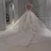 Sexy Off the Shoulder White Lace Sweetheart Ball Gown Wedding Dresses with Illusion Back New Design Beaded Princess Wedding Gowns