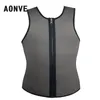 Afslanken Riem Buik Mannen Body Shaper Man Taille Trainer Afslanken Vest Shirt Ultra Zweet Neopreen Thermo Body Shaper Plus Size