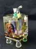 Colorful hoses , Wholesale Glass Bongs Accessories, Glass Hookah, Water Pipe Smoke Free Shipping