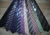 Mens imiterade silke slips imiterade 100% silke stripe slips vana jacquard slipsar 50pc / lot # 1348