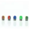 7 Stijlen Demon Killer Epoxyhars Drip Tip Kleurrijke Brede Boring Mondstuk voor TFV8 TF12 Cleito Goon 528 510 Tank verstuivers Draad DHL