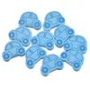 200PCs Wooden Beads Car Shape Wood Beads Candy blue Spacer Beads For Jewelry Making DIY Crafts 18x25mm