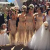 Fairytale Kıyafeti Düğün Konuk Elbiseler Dantel Aplike Sevgiliye Fermuar Geri Mermaid Nedime Elbiseler Seksi Uzun Nedime Elbise See Through