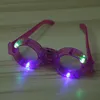 Gafas luminiscentes coloridas de venta directa de fábrica repartidas alrededor de los ojos de los niños de mariposa flash Led Rave Toy al por mayor