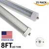 T8 LED LED 45W FA8 Single Pin 8 Foot LED Tube Light 96 '' 8 'AC85-265V SMD2835 100LM/W Light