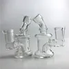 Mini Oil Rigs Glas Bong Dik Clear Glass Hand Pipes 3.2 Inch Bongs Pyrex Glass voor roken