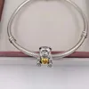 Andy Jewel 925 Sterling Silver Beads Mother 's Day Teddy Bear Charm Charms Fits Fits 유럽 판도라 스타일 보석 팔찌 목걸이 791166