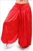 Pantaloni stile harem in raso di danza del ventre stile tribale Bollywood Costume da ballo