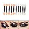 New Eyeshadow Applicator Sponge Double Ended Make Up Supplies Portable Lipliner Brushes Nail Mirror Powder Brush