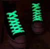 Luminous flat shoelaces Glow in The Dark Colorful Fluorescent Light Up Athletic Tie shoe lace Kids Children birthday parties gifts