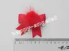 10pcs Hi-Q 2.5" girl hair bows clips with Fur Craft pompon headwear pom pom lovely Pompoms with elastic accessories Hairpins GR103