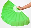 41 cm Solid Black Red Folding Hand Fans Craft Dance Pesportce Wedding Party Souvenir Decoration Supplies Z11023