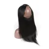 Pelo Liso Peruano 360 Banda de Encaje Frontal 2 Paquetes 3 Unidsset 360 encaje Cabello Humano Virgen Con Pelo Bady Color Natural 4426662