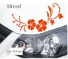 Reflective Car Stickers grace flower Waterproof Decal Sticker cover/anti scratch for car body Light brow front back