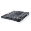 Freeshipping Professional 8Channel DJMixer Console 48V Phantom Strömförsörjning med Flash Disk MP3-spelare med multi-effekt reverb