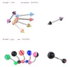 105pcs/set Mix Acrylic Stainless Steel Eyebrow Navel rings Belly Lip Tongue Ring Nose Bar Rings Body Piercing Jewelry C060