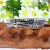 Top-Qualität Liebhaber Schmuck Großhandel grau String mit Micro Pave Clear CZ Liebe Pfeil Makramee Armbänder