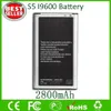 Batterie de qualité AAA + S5, 2800mAh, pour Sam S5 V i9600 G900 G900A G900T, EB-BG900BBE, vente en gros, directe d'usine