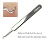 BRAINBOW 3PCPACK BLACKEEZERS BLACHEADING REMODEVERS POINE BEND GIB HEAD COMEDONE EXNE EXTRACTOR MAKEUP TOOLS8510112