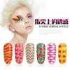 Partihandel Nail Art Transfer Klistermärken 3D Design Manicure Tips Dekal Dekorationsverktyg Nail Art Mallar