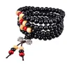 Nouveau 1 pièces chaud 108 bois de santal bouddhiste bouddha méditation 8mm perle de prière Mala Bracelet collier