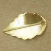 Boyute 100pcs 7 färger 10 * 17mm 16 * 25mm Hot Sale Leaf Charm Metal Mässing Scrapbooking Stämpling DIY Smycken Tillbehör