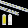 DHL Fedex 50m lot led rigid strip light led bar light SMD5630 DC12V 1m 72leds + U Channel aluminum slot without cover showcase light