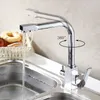 Kitchen Sink Faucet With Pure Brass Chrome And Tri Flow Sink Mixer Osmosis Two Way Water Filter-Rotatable Commercial faucets