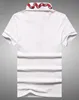 Global 2017 Neues Herren-Polo-T-Shirt mit Schlangenstickerei-Kragen, modisches T-Shirt, kurzärmeliges Top-Shirt für Herren, Poloshirts mit Tags