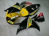 طقم أدوات تشكيل هيكل القالب حقن لياماها YZF R1 09 10 11-14 fairings أسود أصفر YZF R1 2009-2014 OY09