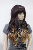 11 colors Long Wavy Bangs Women Natural Daily wig Hivision beautiful charming New202G