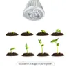 LED Bitki Işık Büyümek 5 W E27 Lamba Kırmızı / Mavi Kapalı Çiçek Hidroponik Sistemi Için