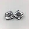 5Gram Plastic Jar Square Shape Clear Pot Black Cap Cosmetic Sample Eyeshadow Lip Balm Container Nail Art Piece Glitter Bottle