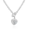 Hurtownie - detaliczna najniższa cena Christmas Gift 925 Silver Moda Biżuteria Darmowa Wysyłka Necklacey N022