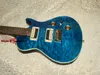Blue Flame Top Reed Electric Guitar Ny ankomst Partihandel från Kina OEM Guitars