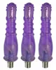 Vuxen Produkt Vibration G-Spot Dildo (17.5 * 3 ~ 4cm) med spets böjd till könsmaskin Gun Set Attachment, Vuxen penis för kvinnlig onani