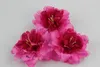 Teste di rosa peonia fiore di seta artificiale da 9 cm per capelli decorazione della festa nuziale artigianale floreale G6269959457