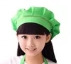 Cute Kids Children Kitchen Baking Craft Hat Candy Color Chef Cap4964852