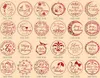 Groothandel- vintage op maat gemaakte 102 stijlen Gepersonaliseerde uw ontwerp Huwelijksuitnodiging Naam Datum Afbeelding Wax Seal Sealing Stempel Set