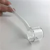 6.5 Inch Quartz Spoon NC Nector Collector Straw Tube Hookah Hand Glass Pipe Banger Nail Thick XL Flat Top Oil Burner Pipes