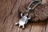 Fashion Mens Necklaces Stainless Steel Sea Turtle Pendant Necklace for Men Vintage Jewelry Health and Longevity PN-709