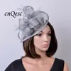 26 colours.Classic HOT sinamay fascinator hat in SPECIAL shape with feathers for Kentucky Derby wedding party church