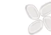 Top Quality Limpar Pó Puff Transparente Silicone Face Foundation Tool Sponge Blender BB Creme Maquiagem Ferramentas