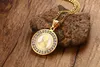 Gold Plated Virgin Mary Necklace Women Religious Prayer Necklaces & Pendants Jewelry with CZ Stone PN-628