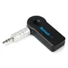 2020 Récepteur de musique Bluetooth pour voiture mains libres universel 3,5 mm Streaming A2DP Adaptateur audio AUX automatique sans fil avec micro pour smartphone MP3