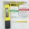 Freeshipping 10pcs/lot 0.01 PH Meter Tester automatic calibration Portable Digital LCD Pen Monitor Gauge with retail box