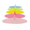 Creative Water-drop Silicone Cup Lid Colorful Cup Cover Eco-Friendly leakproof Mug Cap 8 Colors 10cm